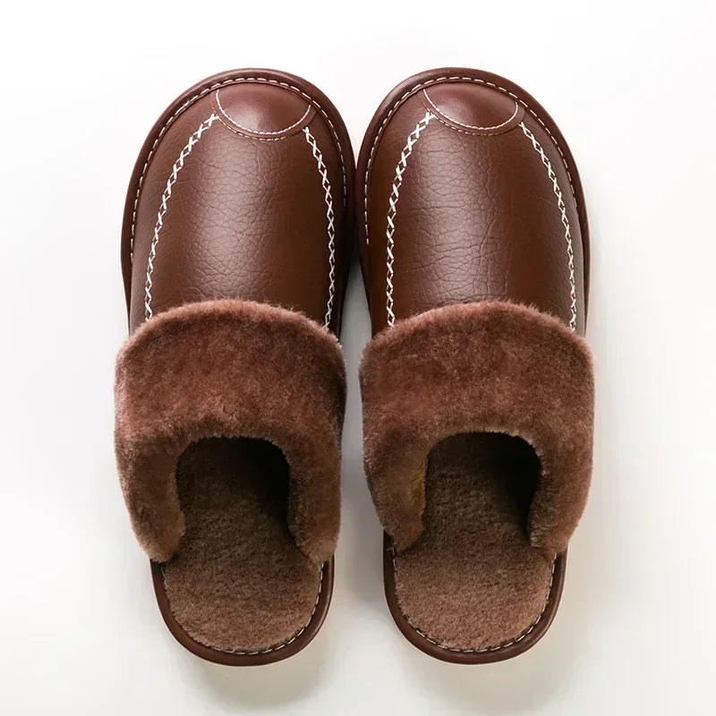 Men's leather Slippers