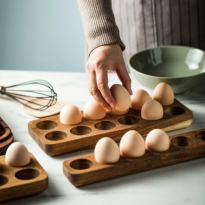 Elegant Wooden Egg Holder