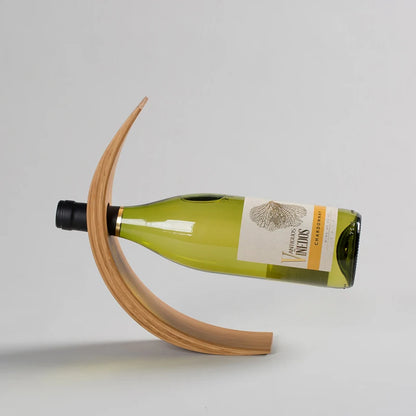 Elegant Bamboo Wine Bottle Rack