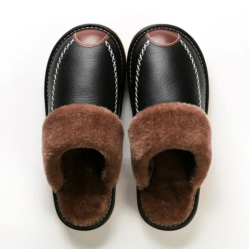 Men's leather Slippers