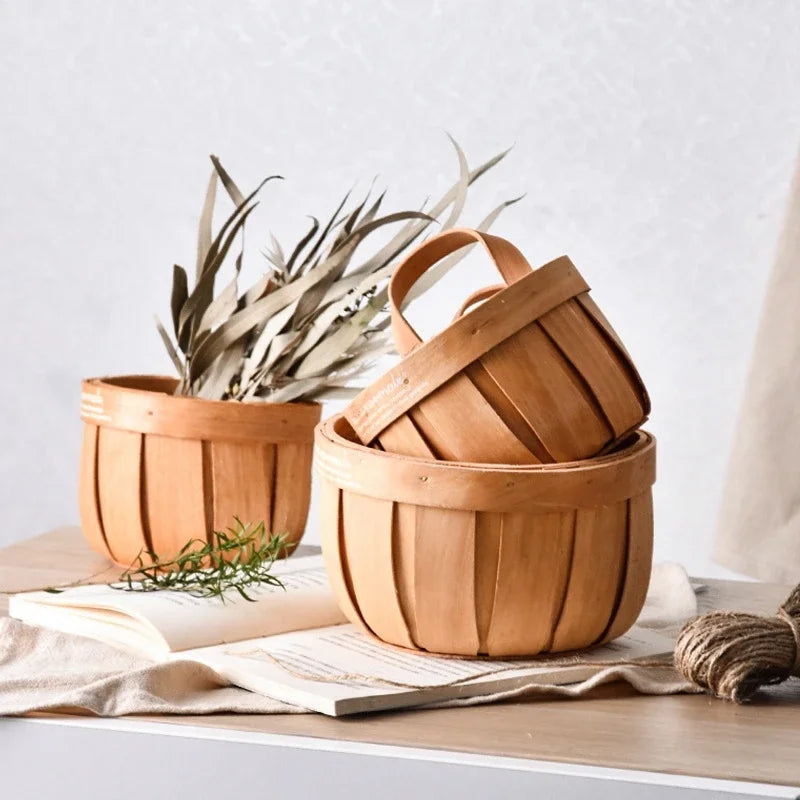 Elegant Woven Hanging Baskets